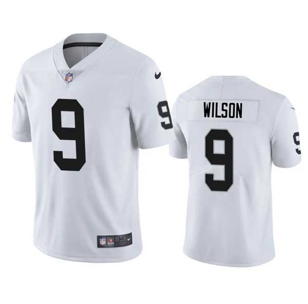 Men & Women & Youth Las Vegas Raiders #9 Tyree Wilson White 2023 Draft Vapor Limited Stitched Football Jersey